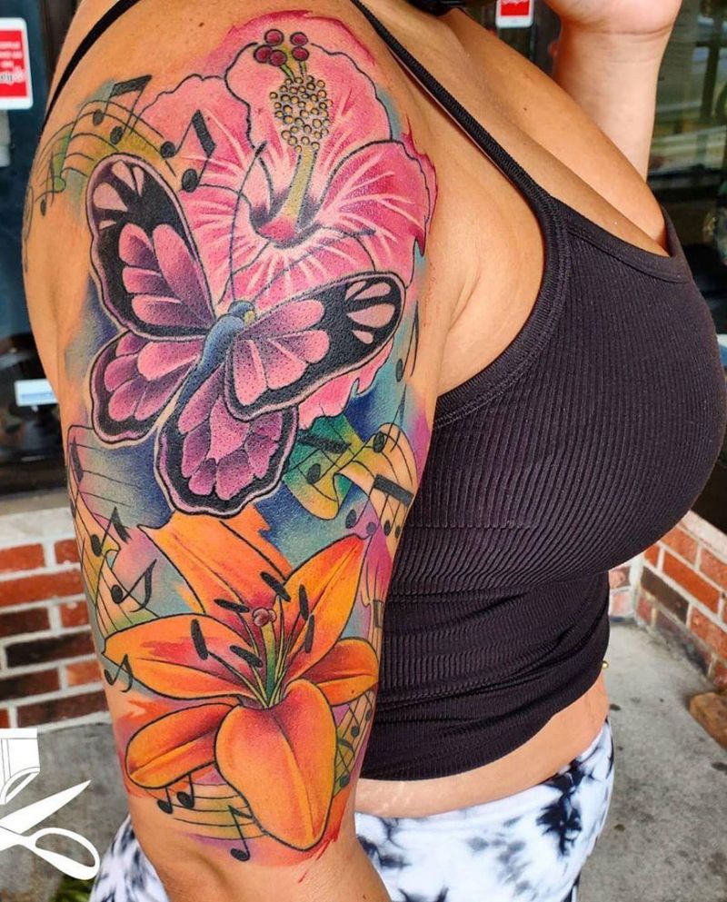 30 Elegant Hibiscus Tattoos You Will Love