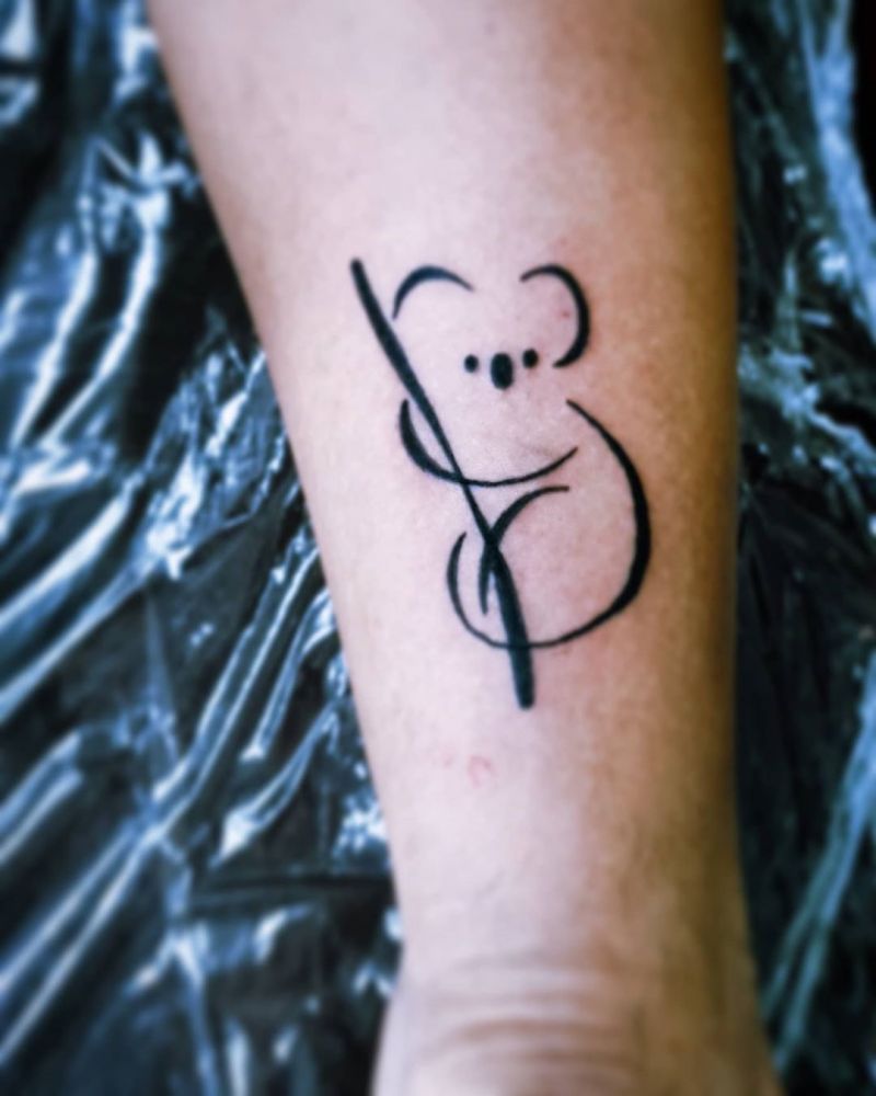 30 Cute Koala Tattoos You Will Love