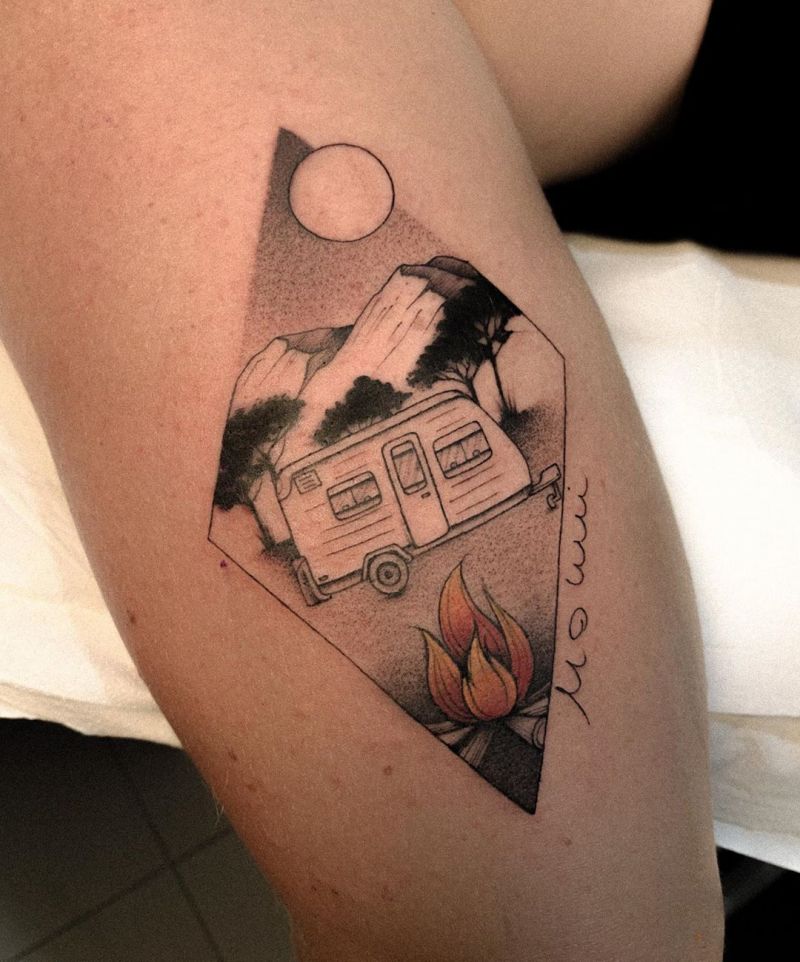 30 Beautiful Landscape Tattoos You Will Love