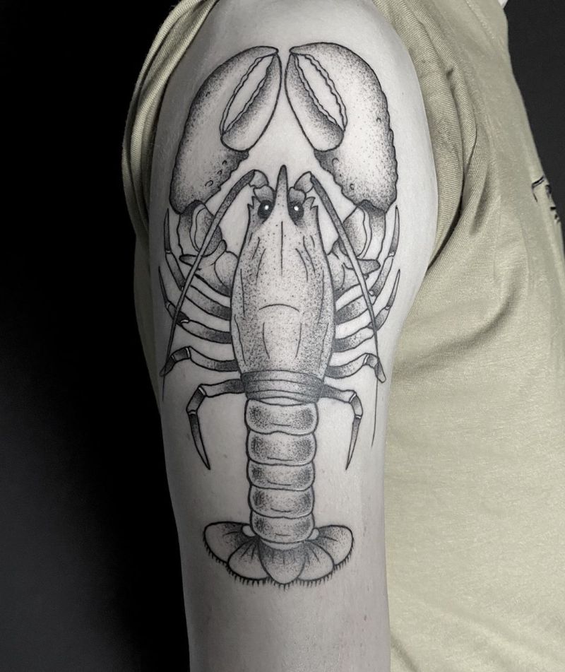 30 Pretty Lobster Tattoos Make You Successful