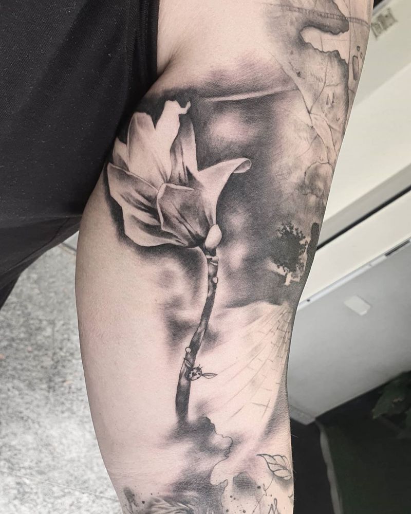 30 Beautiful Magnolia Tattoos You Will Love