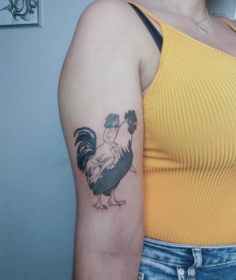 30 Creative Rooster Tattoos Give You Inspiration