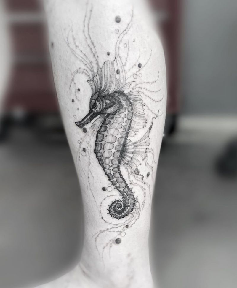 30 Stunning Seahorse Tattoos for Your Inspiration