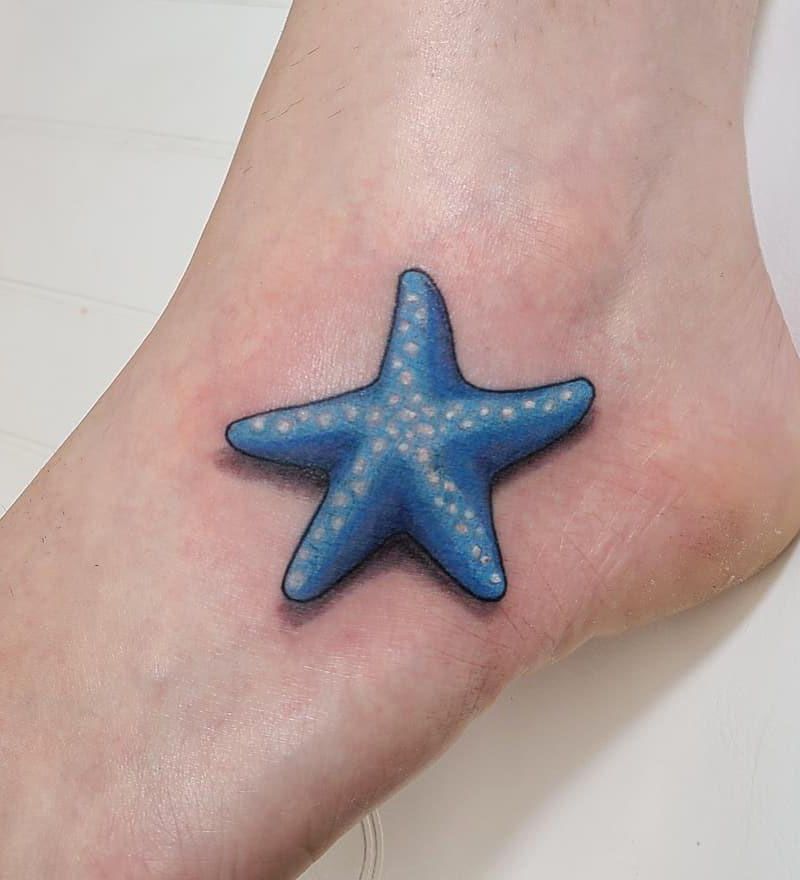 30 Pretty Starfish Tattoos for Your Inspiration