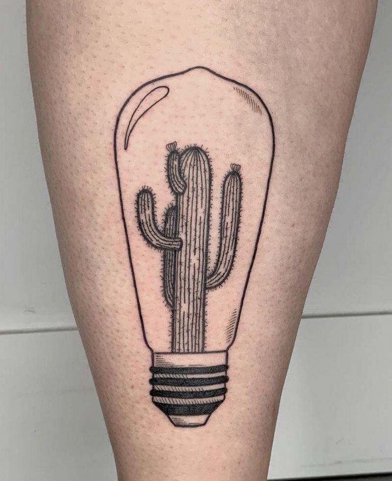 30 Beautiful Cactus Tattoos Enhance Your Personality