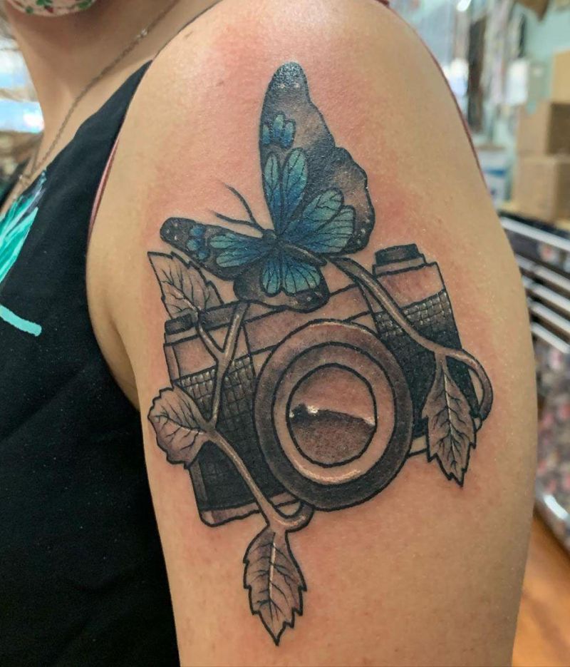 30 Creative Camera Tattoos You Will Love