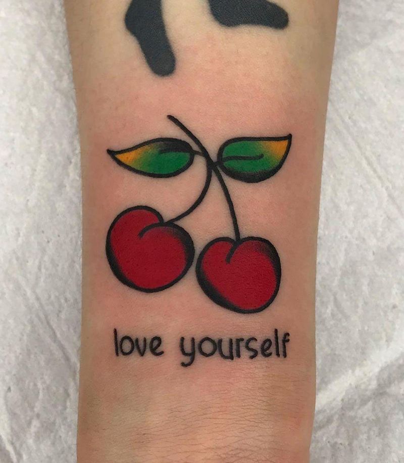 30 Pretty Cherry Tattoos for Women You Will Love