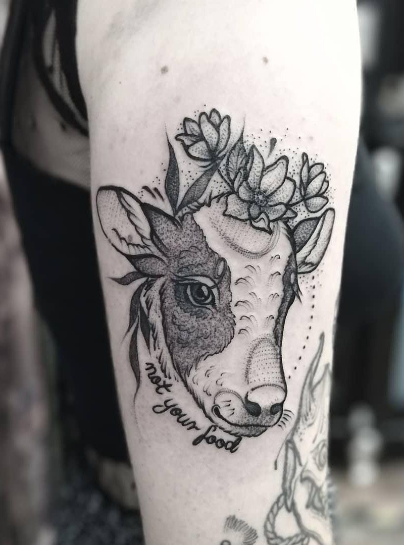 30 Pretty Cow Tattoos You Will Love to Try