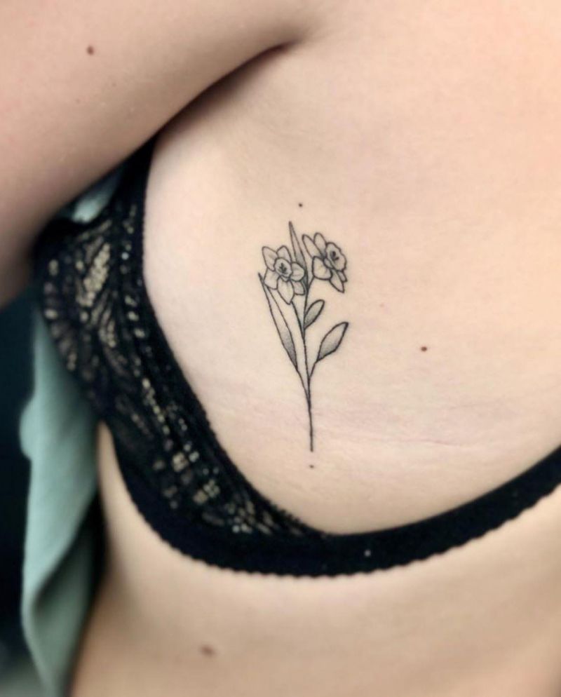 30 Pretty Daffodil Tattoos You Will Love