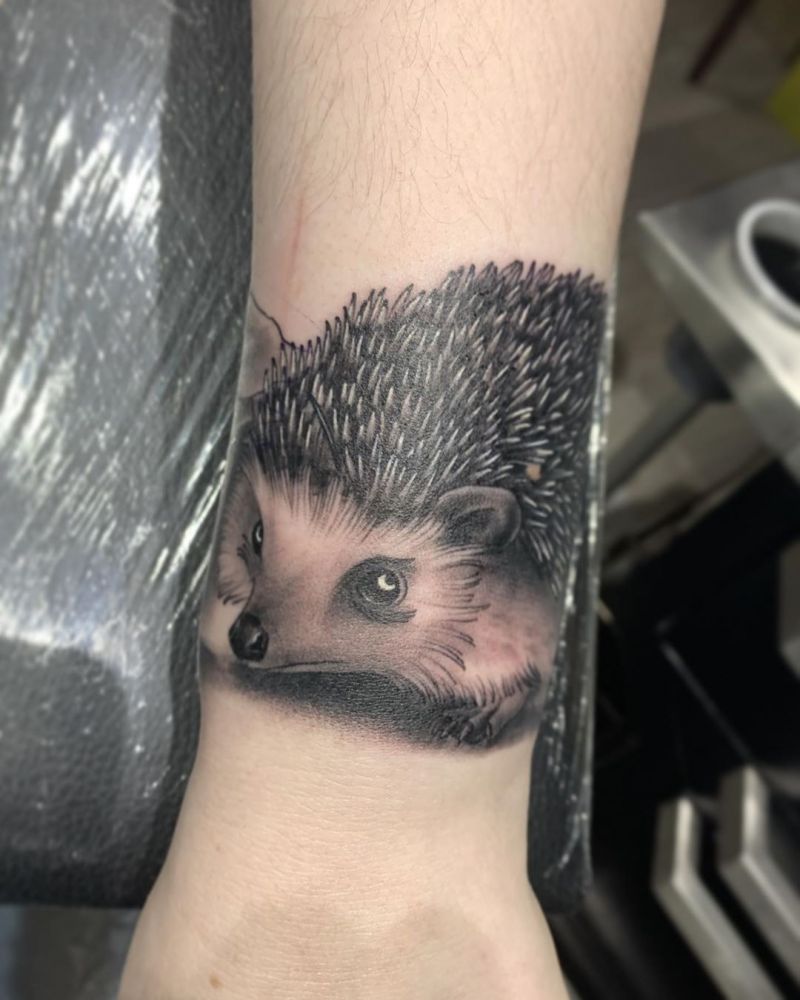 30 Cute Hedgehog Tattoos You Will Love