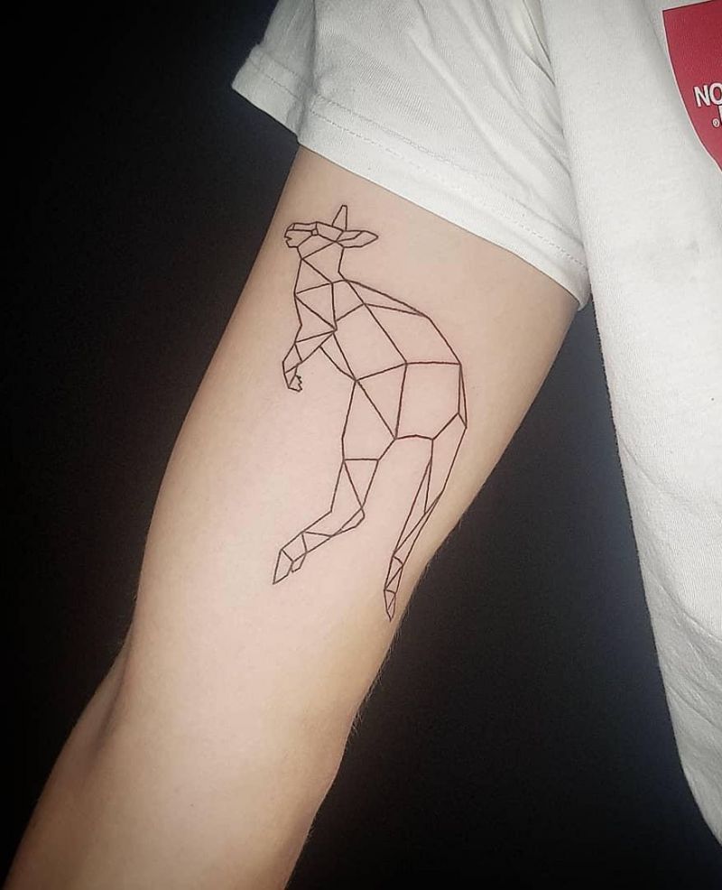 30 Superb Kangaroo Tattoos You Will Like to Try