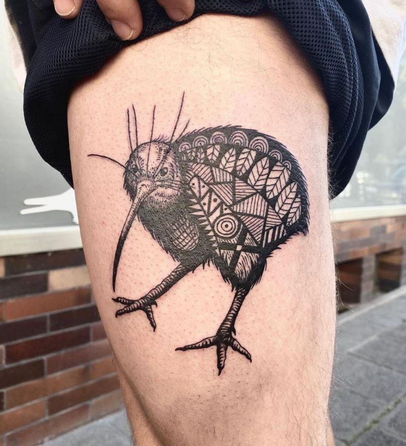 30 Cute Kiwi Tattoos You Will Love