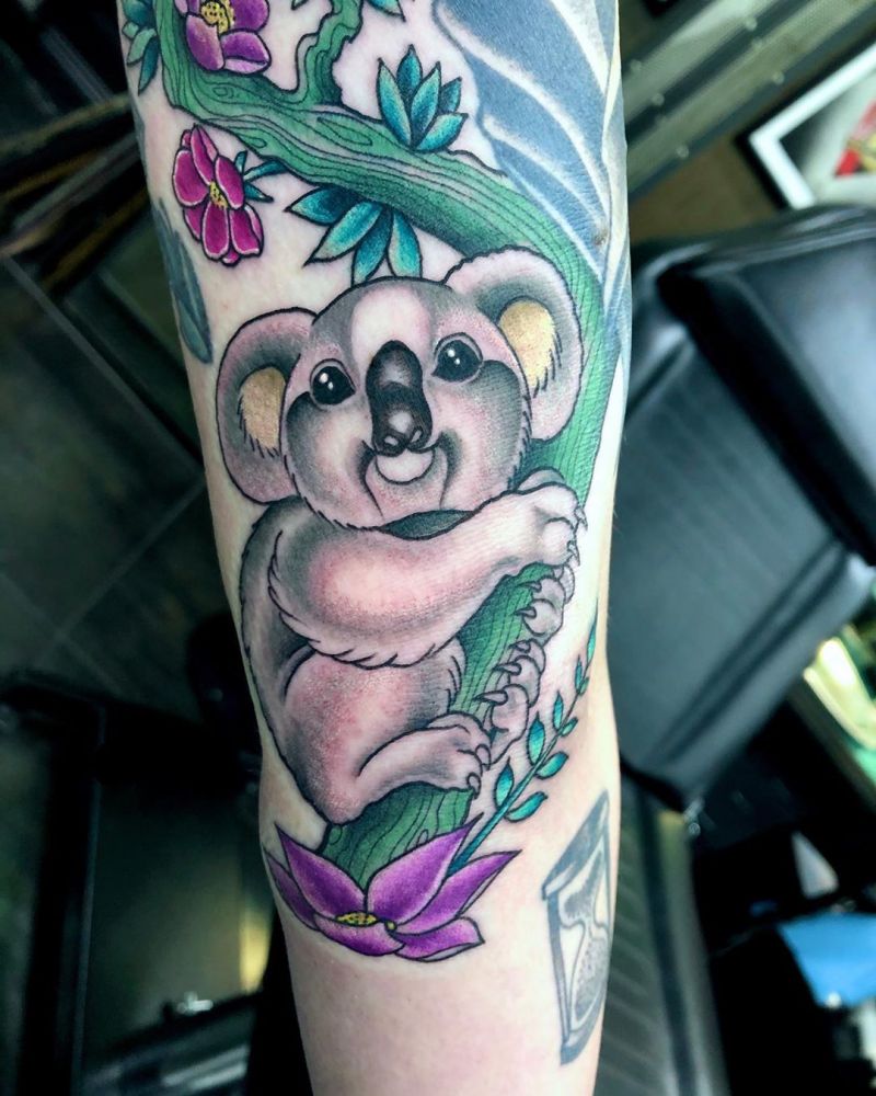 30 Cute Koala Tattoos You Will Love