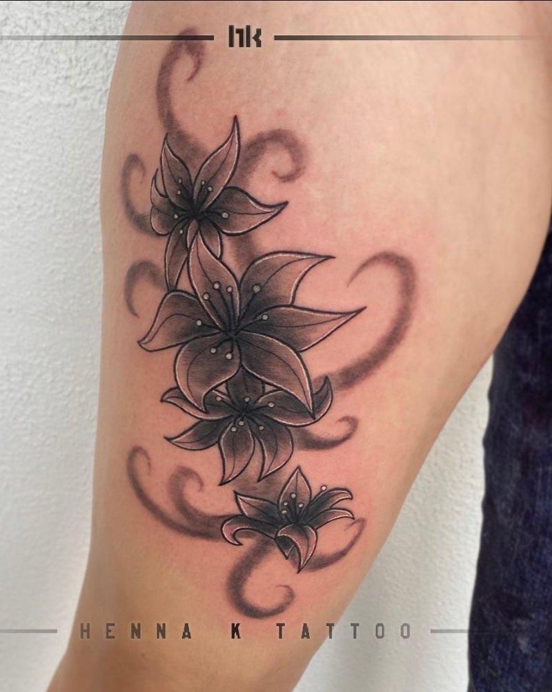 30 Pretty Lily Tattoos to Inspire You