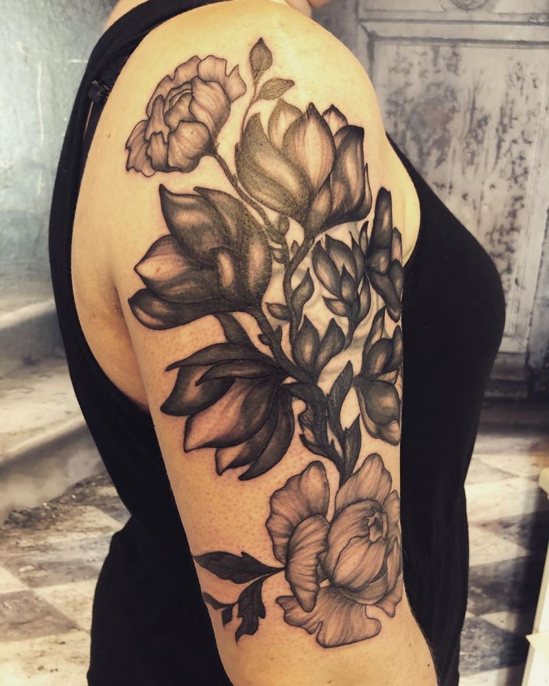 30 Beautiful Magnolia Tattoos You Will Love