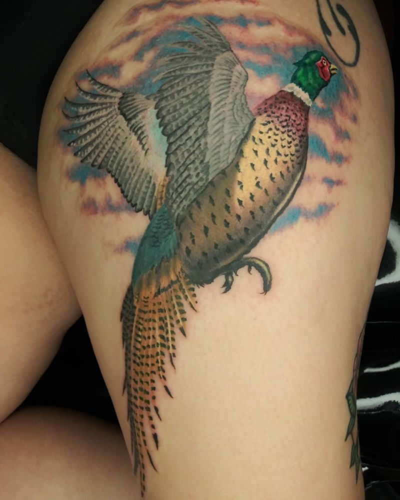 30 Pretty Pheasant Tattoos to Inspire You