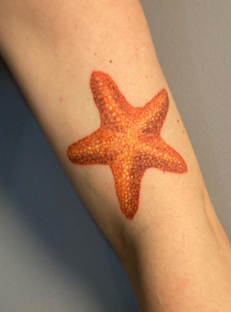 30 Pretty Starfish Tattoos for Your Inspiration