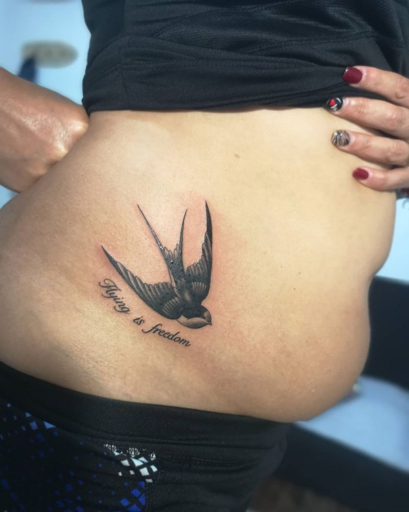 30 Stunning Swallow Tattoos for You to Enjoy