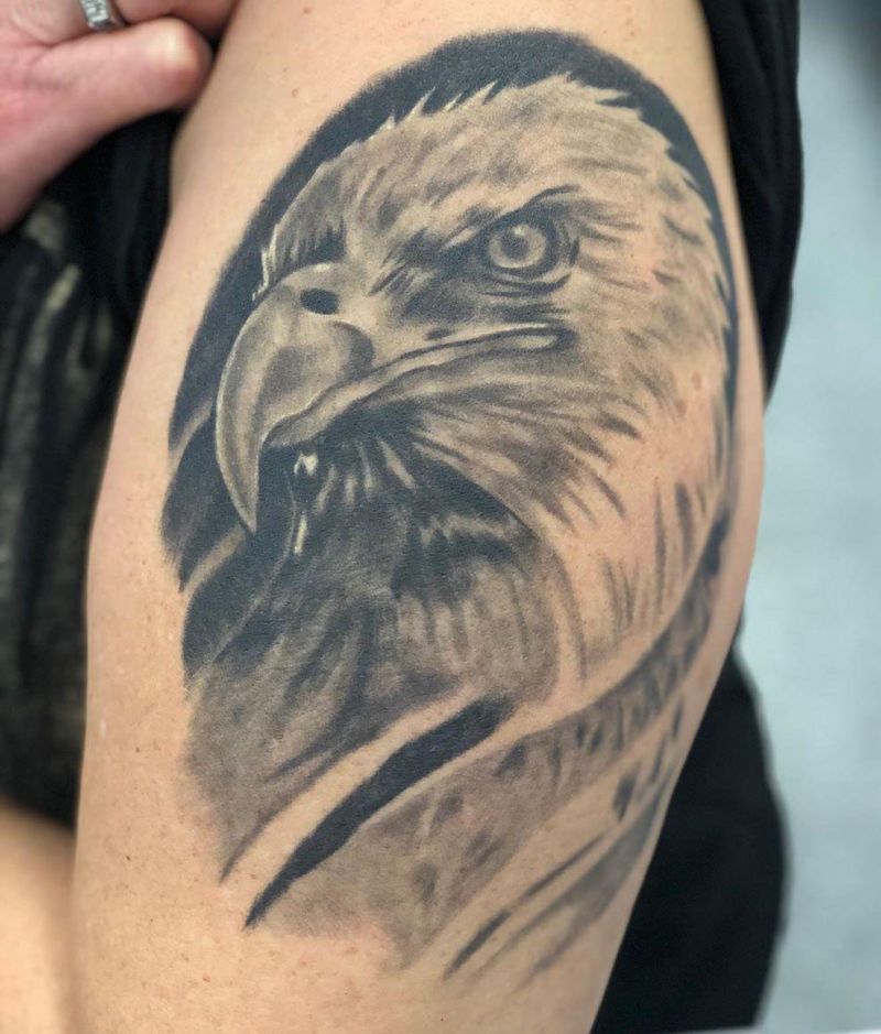 30 Pretty Bald Eagle Tattoos for Men