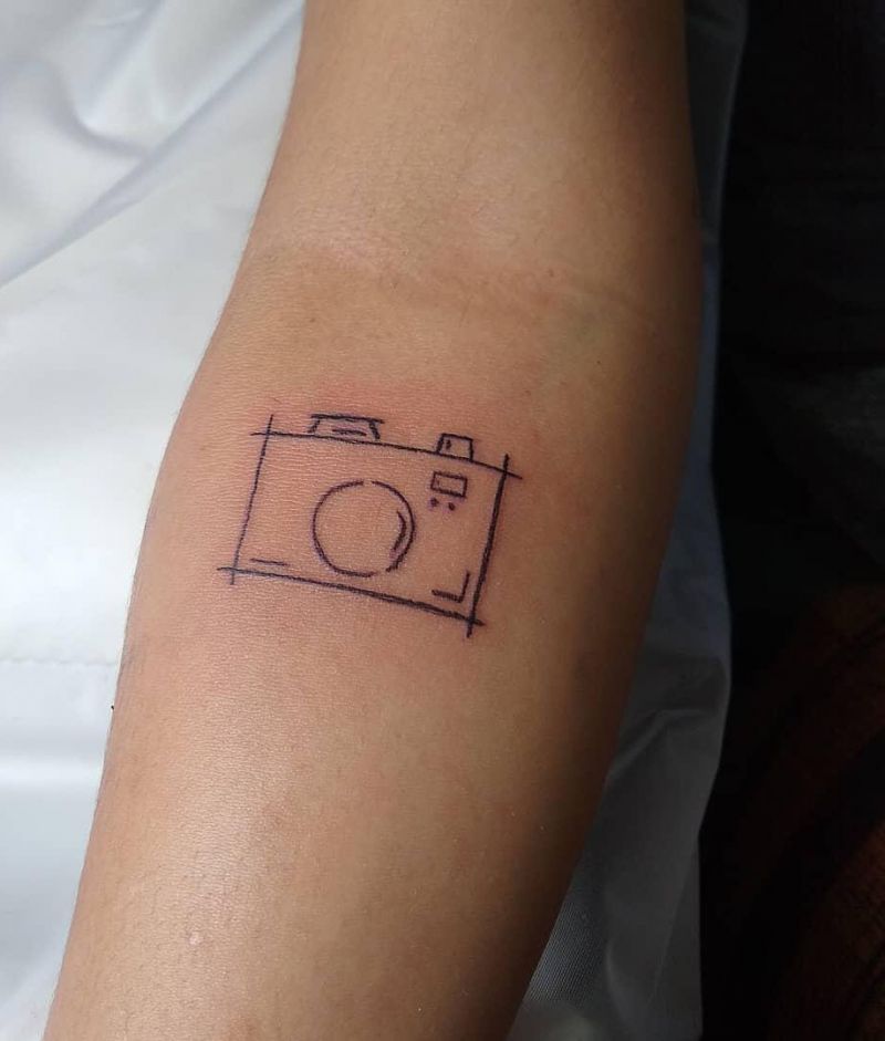 30 Creative Camera Tattoos You Will Love