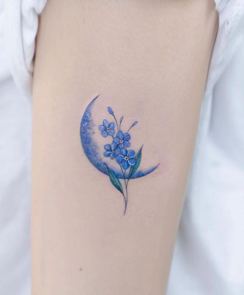 30 Pretty Forget Me Not Tattoos for Your Inspiration