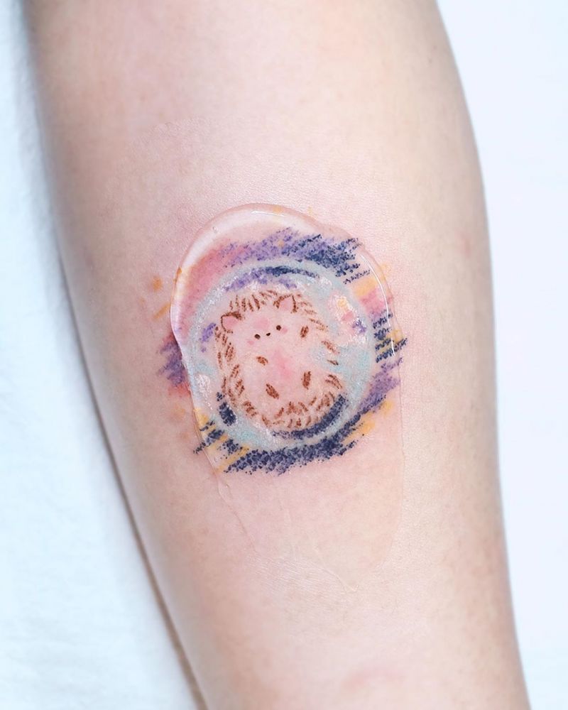 30 Cute Hedgehog Tattoos You Will Love