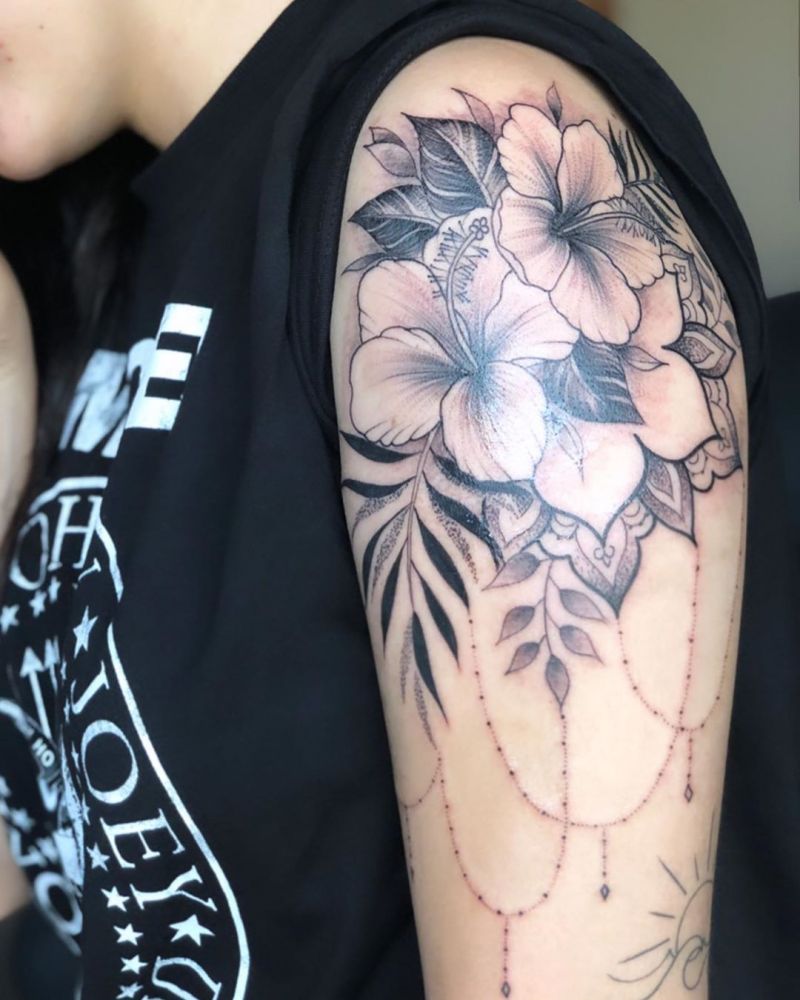 30 Elegant Hibiscus Tattoos You Will Love