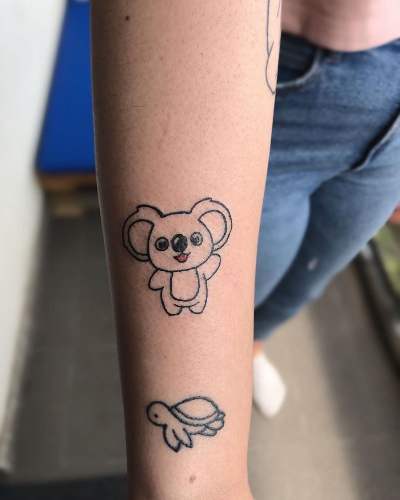 30 Cute Koala Tattoos You Will Love