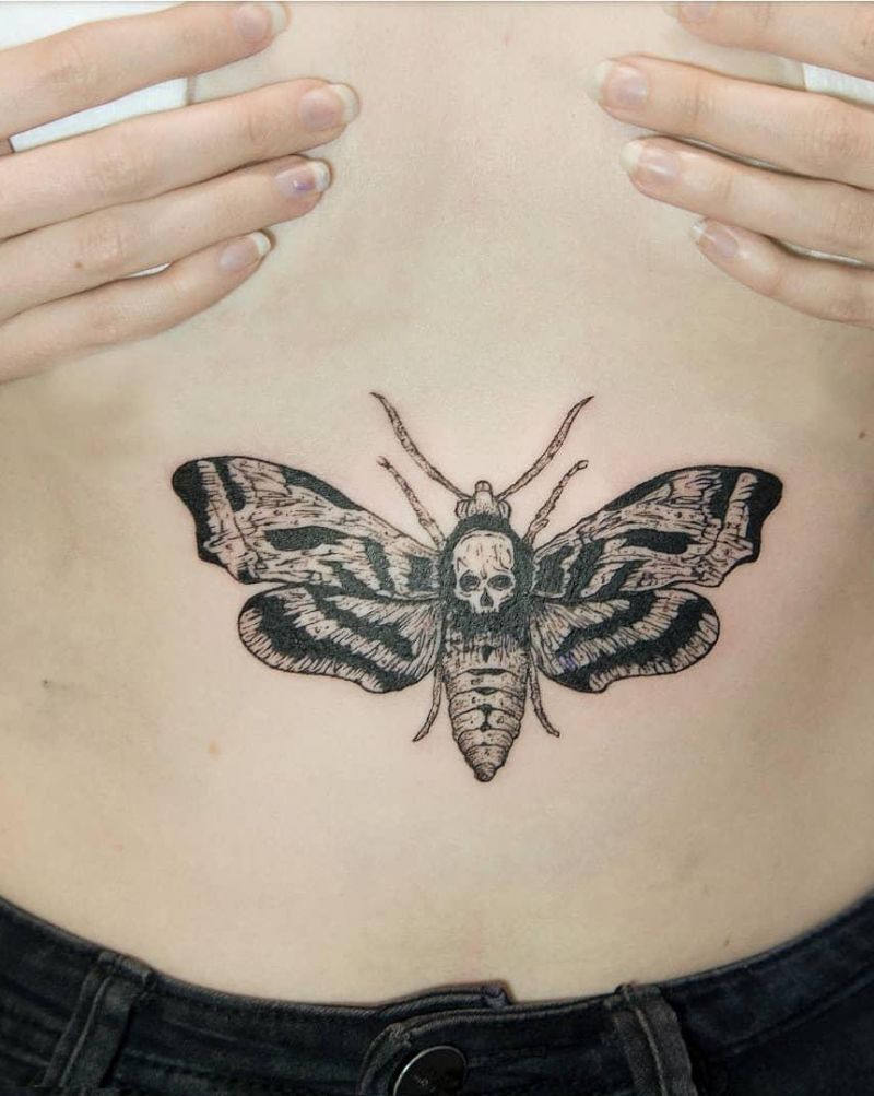 30 Pretty Moth Tattoos You Will Love to Try