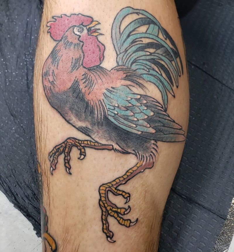 30 Creative Rooster Tattoos Give You Inspiration