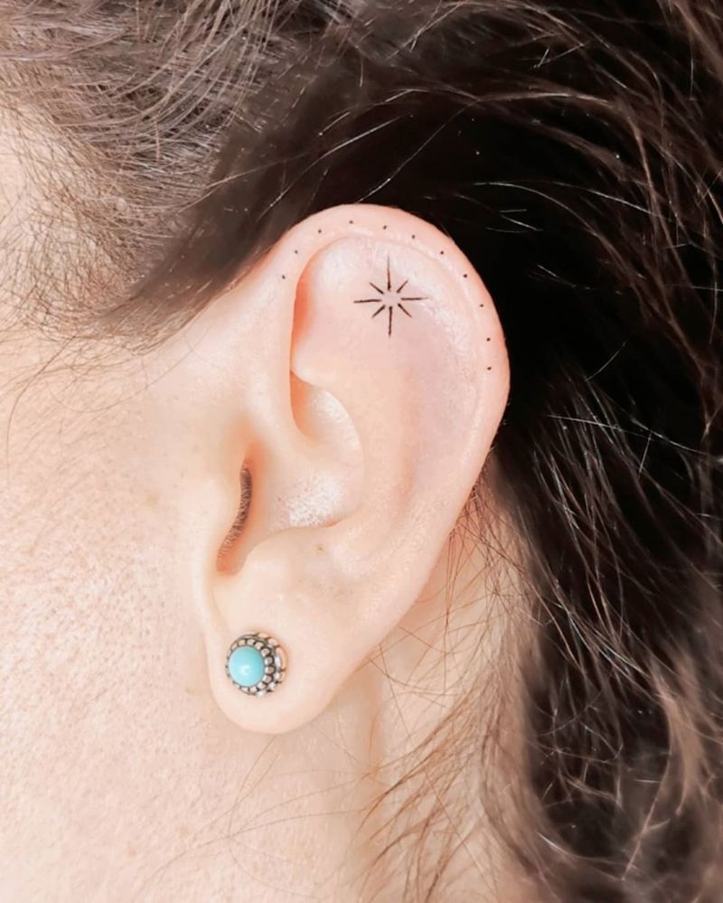 30 Beautiful Star Tattoos Illuminate Your Life