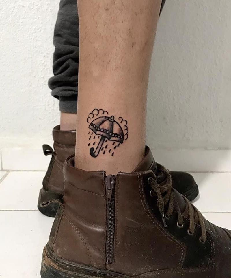 30 Creative Umbrella Tattoos Shelter You from The Wind and Rain