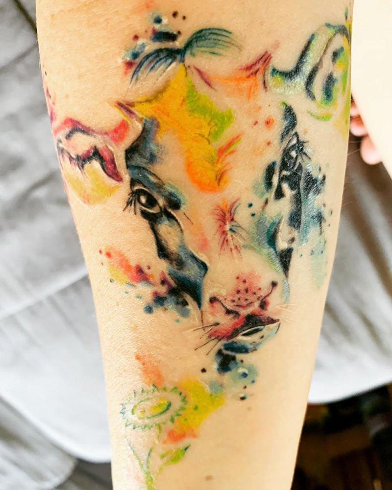 30 Pretty Cow Tattoos You Will Love to Try