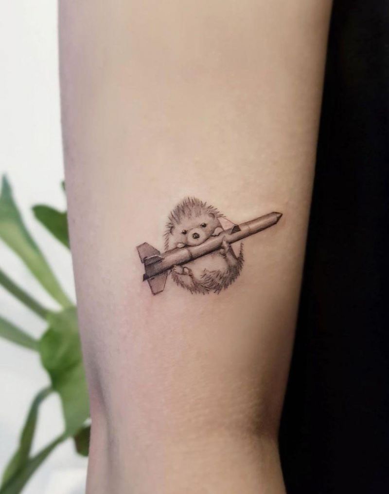 30 Cute Hedgehog Tattoos You Will Love