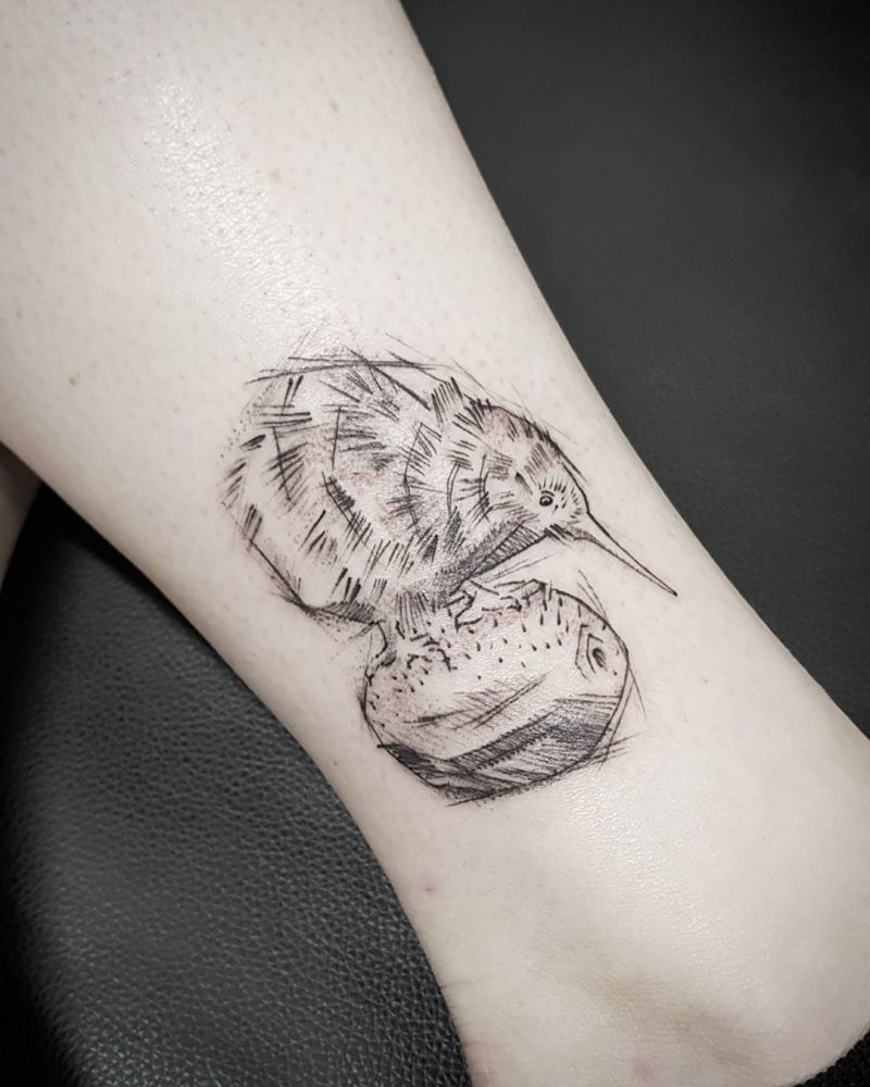 30 Cute Kiwi Tattoos You Will Love