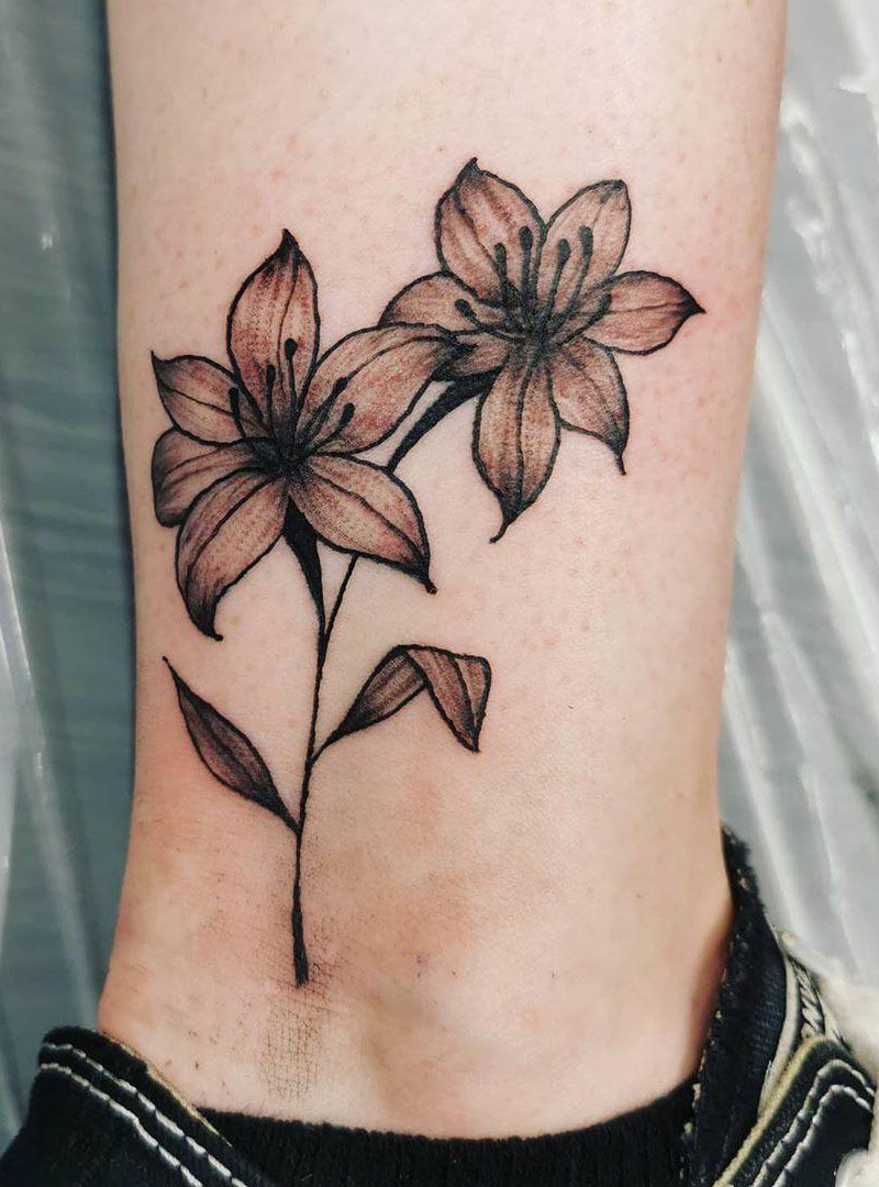 30 Pretty Lily Tattoos to Inspire You