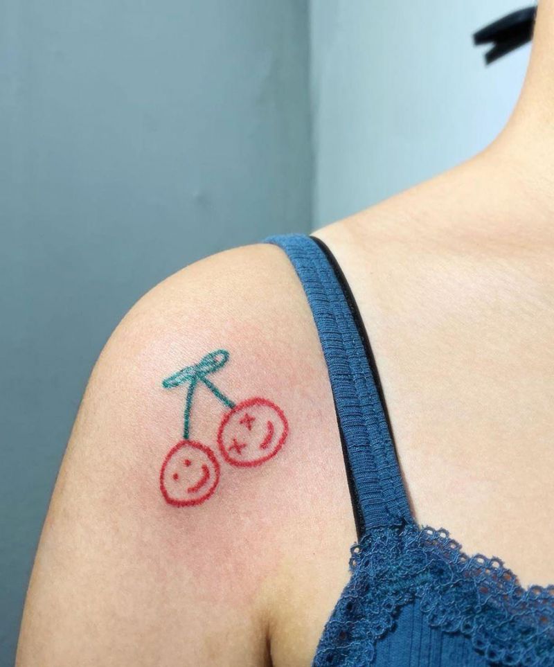 30 Pretty Cherry Tattoos for Women You Will Love