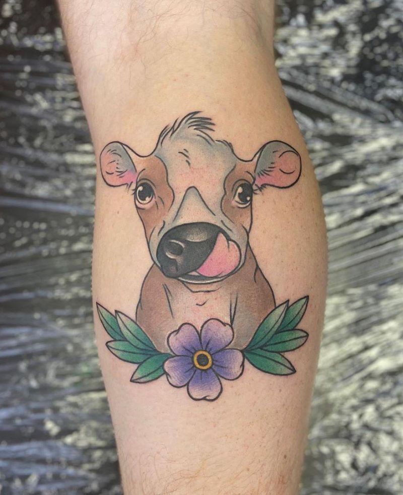 30 Pretty Cow Tattoos You Will Love to Try