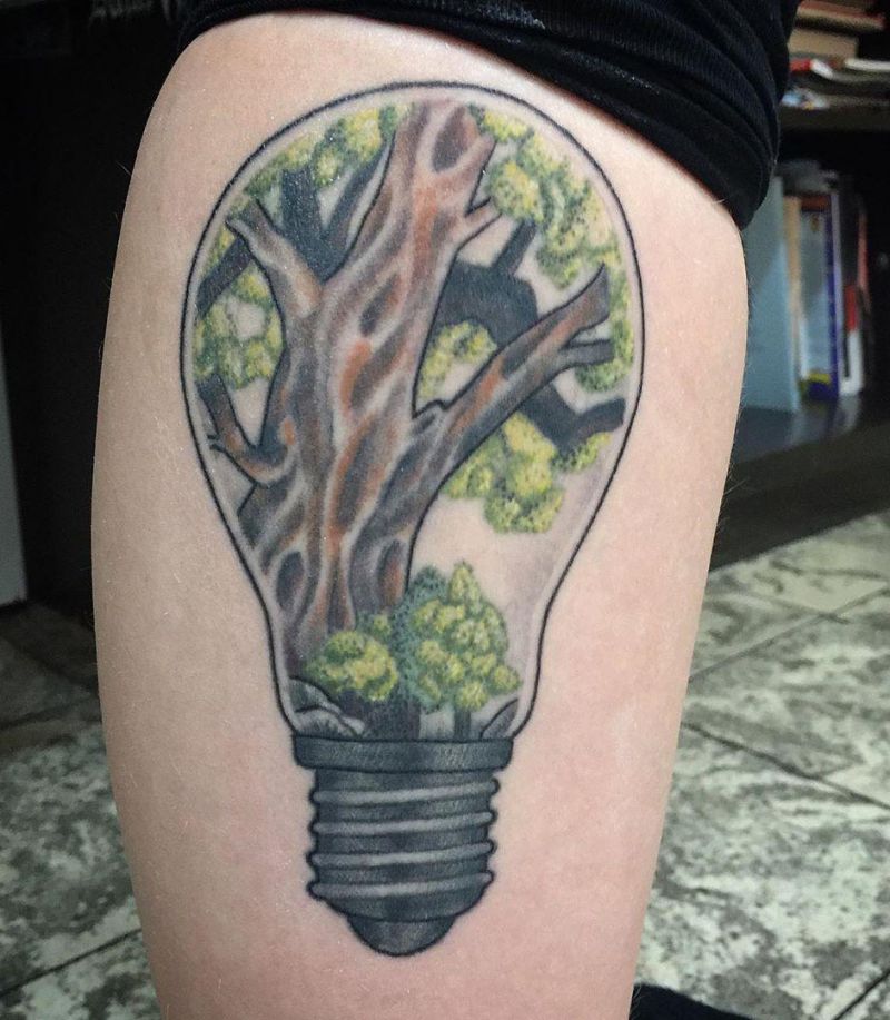 30 Creative Light Bulb Tattoos Light Up Your Life