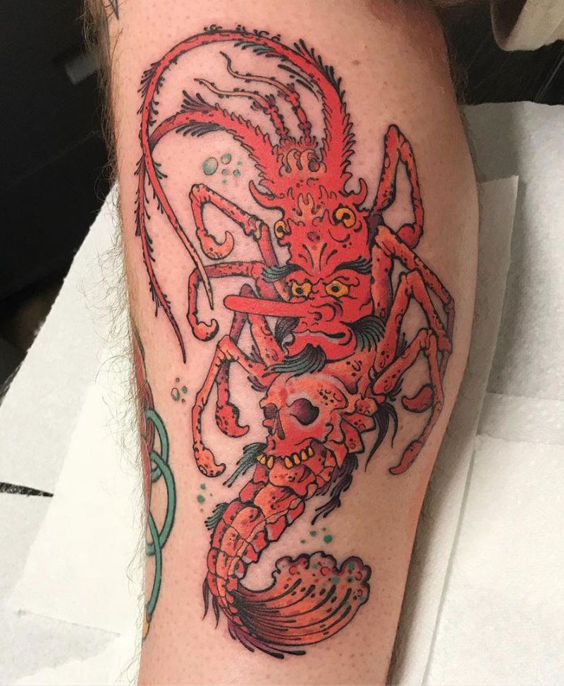 30 Pretty Lobster Tattoos Make You Successful