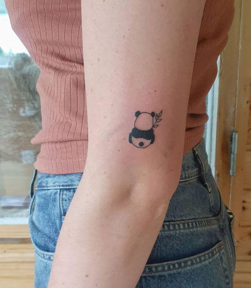 30 Adorable Panda Tattoos Make You Want to Laugh