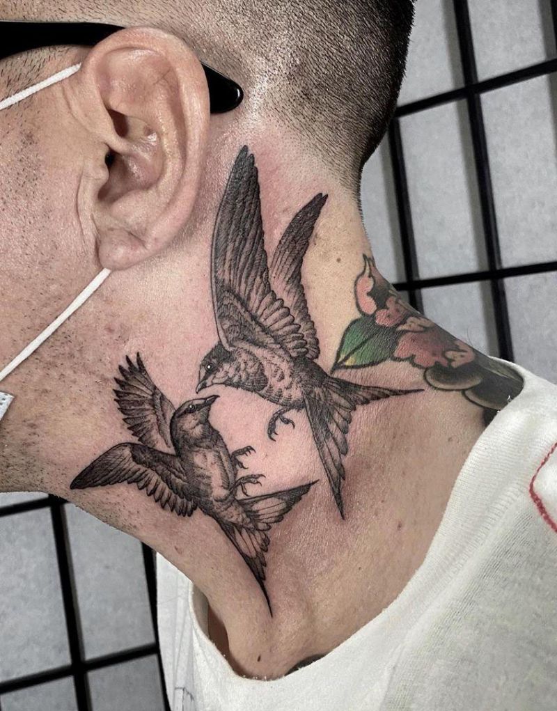 30 Stunning Swallow Tattoos for You to Enjoy