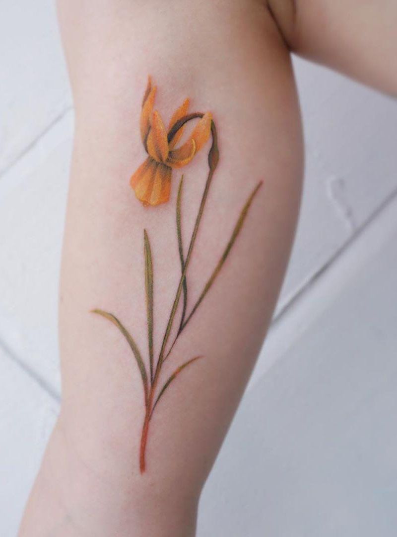 30 Pretty Daffodil Tattoos You Will Love