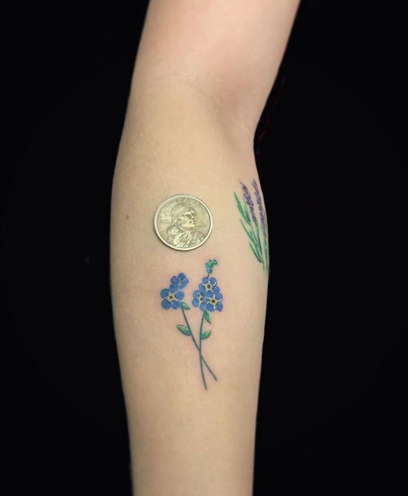 30 Pretty Forget Me Not Tattoos for Your Inspiration