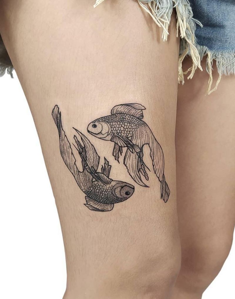 30 Pretty Goldfish Tattoos for Your Inspiration