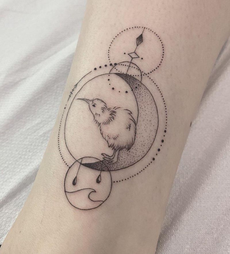 30 Cute Kiwi Tattoos You Will Love