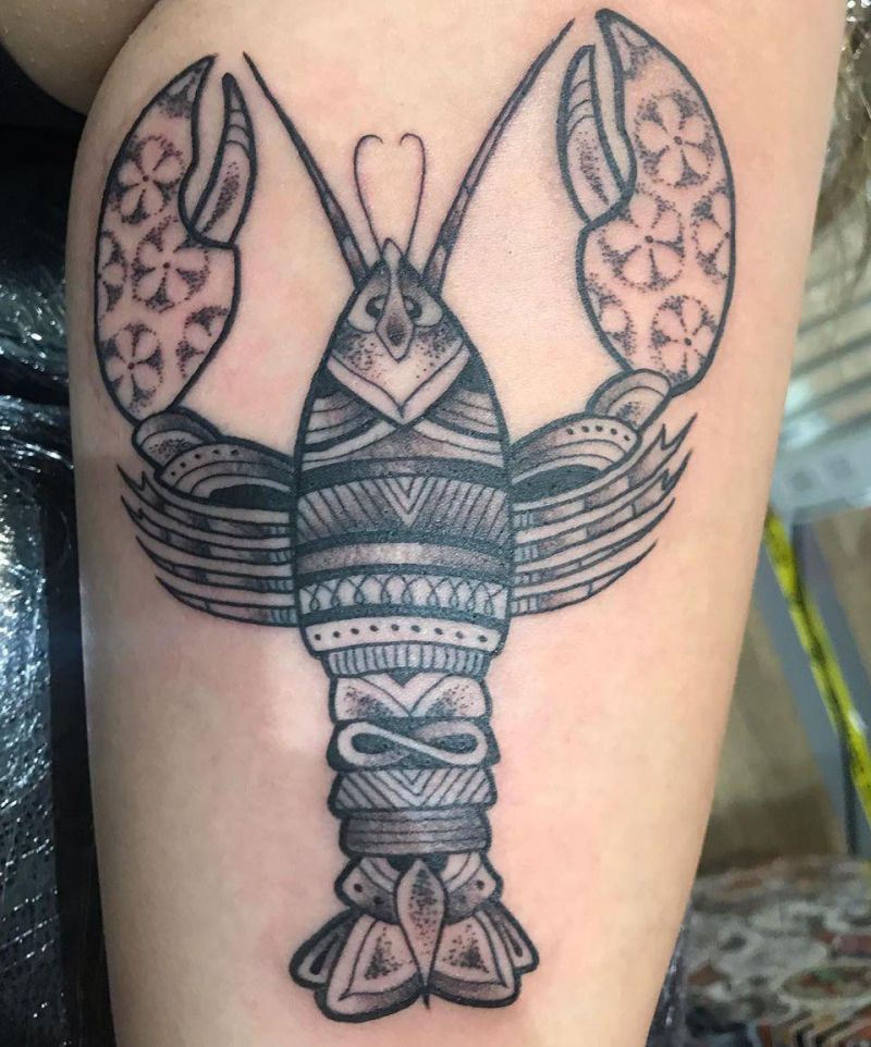 30 Pretty Lobster Tattoos Make You Successful