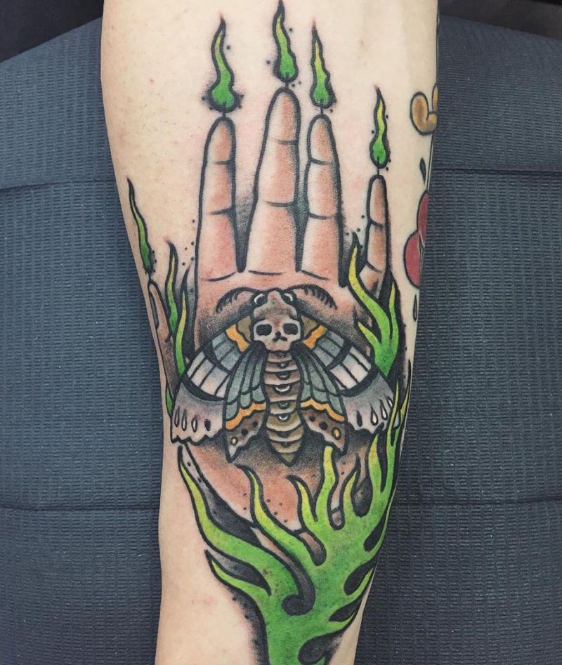 30 Pretty Moth Tattoos You Will Love to Try