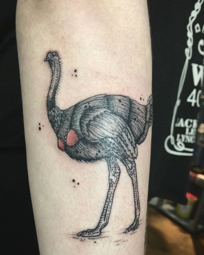 30 Pretty Ostrich Tattoos Hope to Inspire You