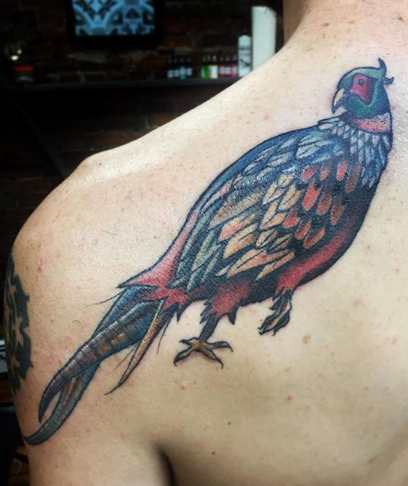 30 Pretty Pheasant Tattoos to Inspire You